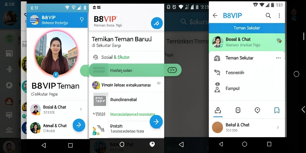 Tampilan antarmuka B8VIP yang menarik dan mudah digunakan.