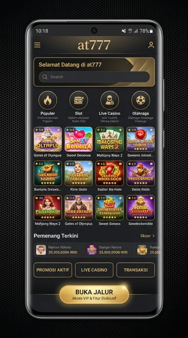 Tampilan link alternatif at777